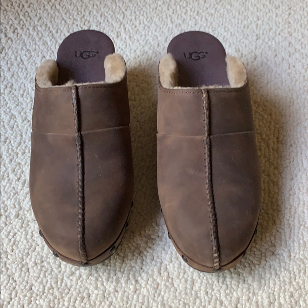 NWOT UGG Chocolate Brown Clogs